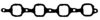 BGA MG4300 Gasket, intake manifold